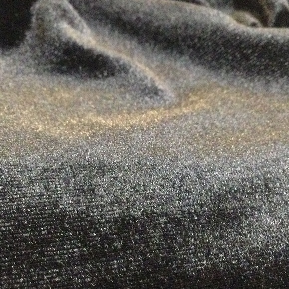 EUC Elementz Long Sleeve Black Velvet Top, L - Picture 10 of 10